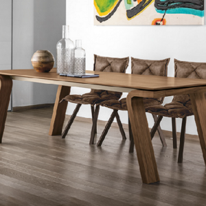 Tavolo allungabile rovere naturale impiallacciato