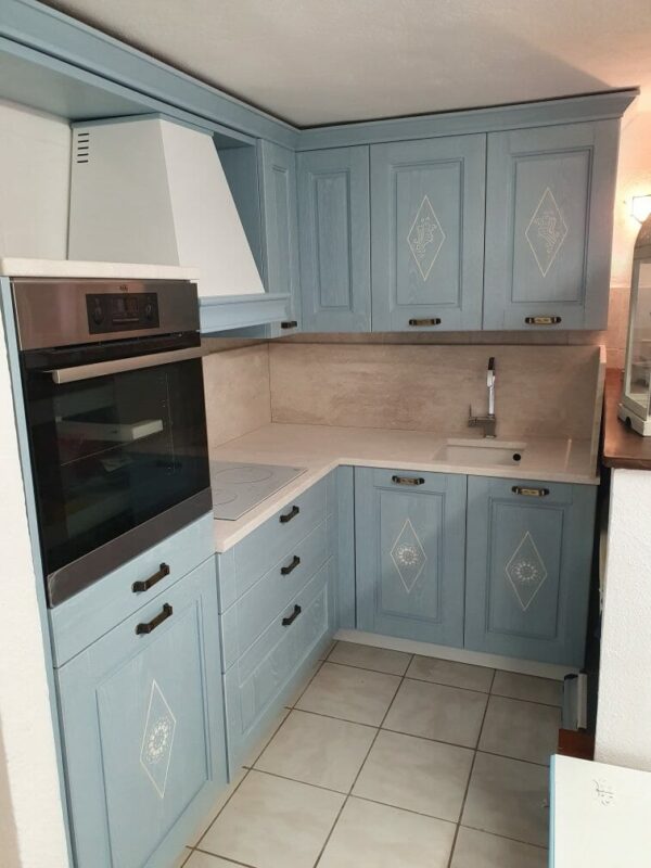 Cucina stile sardo Azzurro mare