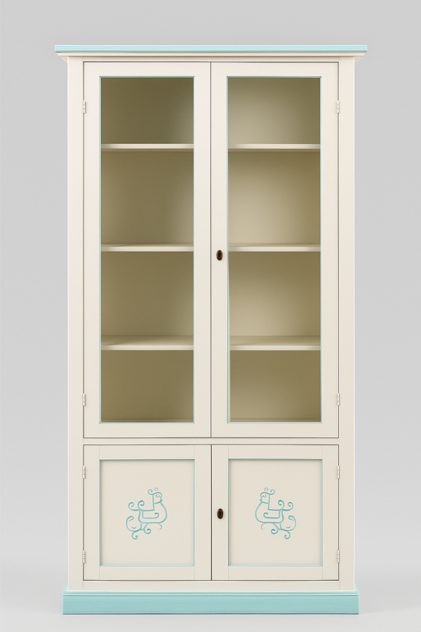 VETRINA DUE ANTE STILE SARDO