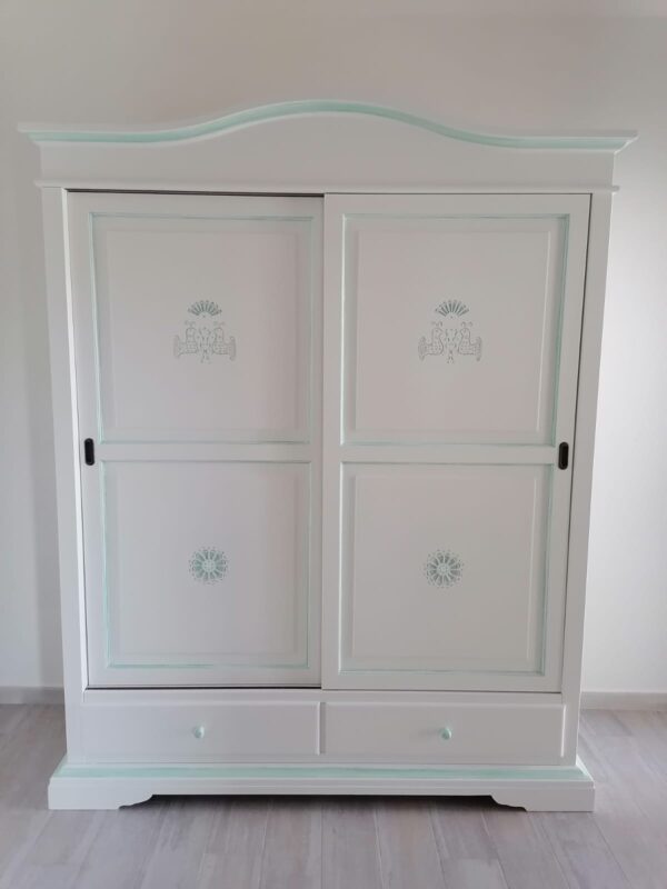 ARMADIO 2 ANTE SCORREVOLI STILE SARDO