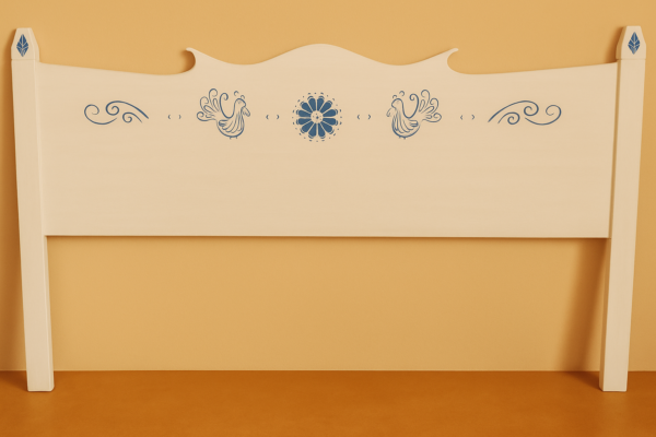 TESTATA LETTO SU MISURE STILE SARDO