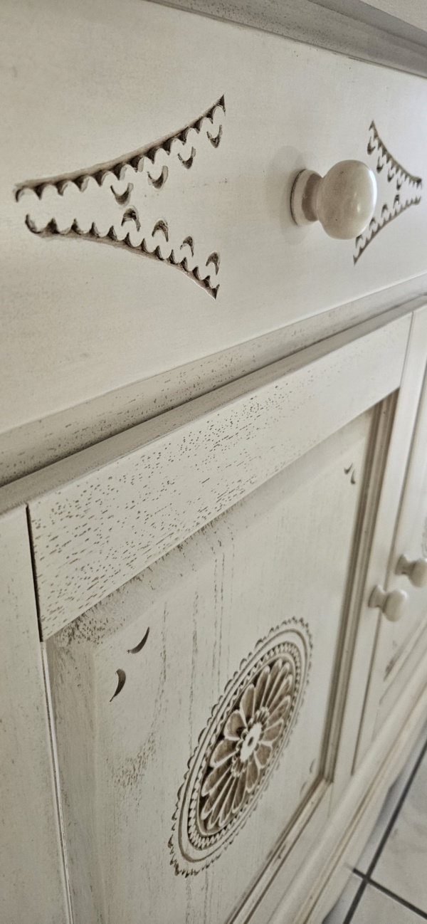 CREDENZA 2 ANTE STILE SARDO