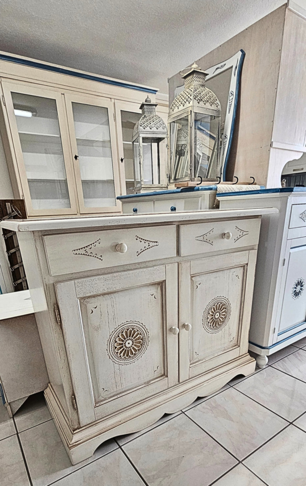 CREDENZA 2 ANTE STILE SARDO