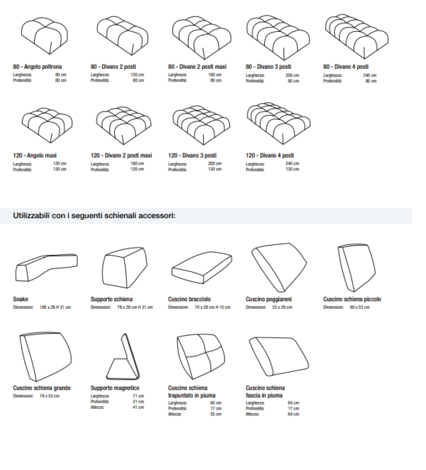 DIVANO COMPONIBILE LEONARD