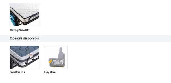 DIVANO LETTO 3 POSTI PERLA