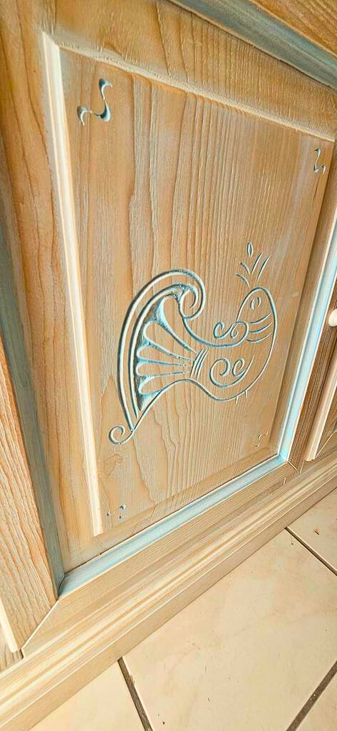 CREDENZA 3 ANTE STILE SARDO CREDENZA 3 ANTE STILE SARDO