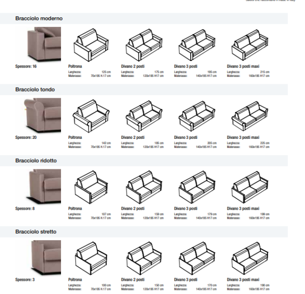 DIVANO LETTO 3 POSTI PASHA'