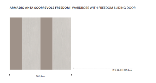 ARMADIO ANTE SCORREVOLI FREEDOM