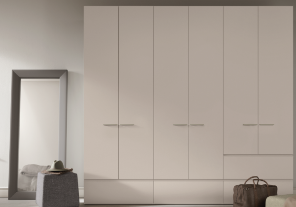 ARMADIO CON ANTA BATTENTE E CASSETTI ONE