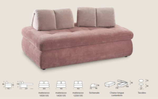 DIVANO LETTO HIP HOP