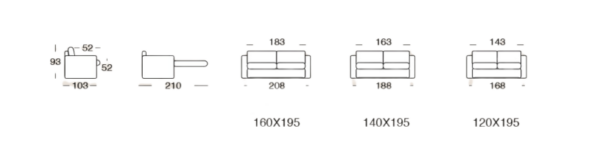 DIVANO LETTO BON BON