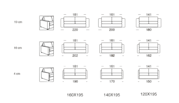 DIVANO LETTO PAPEETE