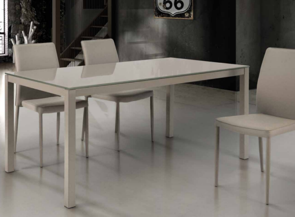 TAVOLO IN VETRO ALLUNGABILE