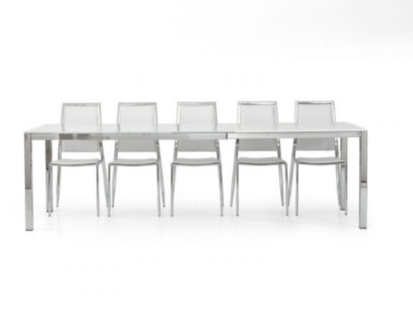 TAVOLO IN VETRO ALLUNGABILE