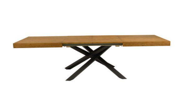 TAVOLO IMPIALLACCIATO ROVERE NODATO