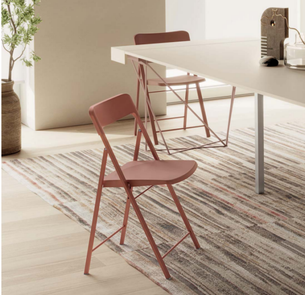 ZETA SET 6 SEDIE IMPILABILI