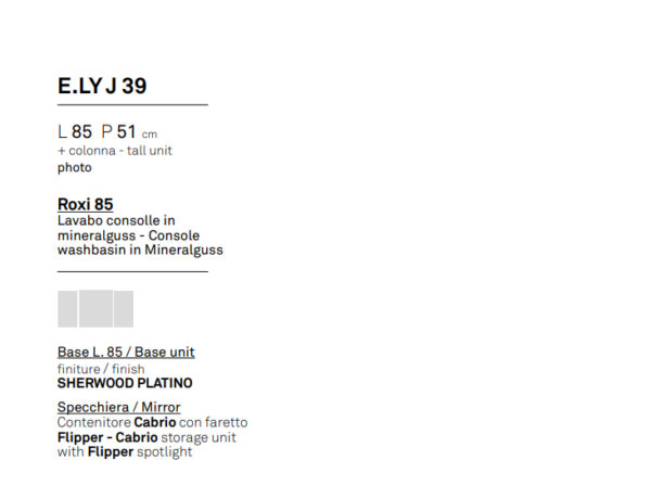 COMPOSIZIONE BAGNO ROXI