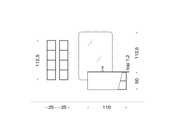 COMPOSIZIONE BAGNO MATT