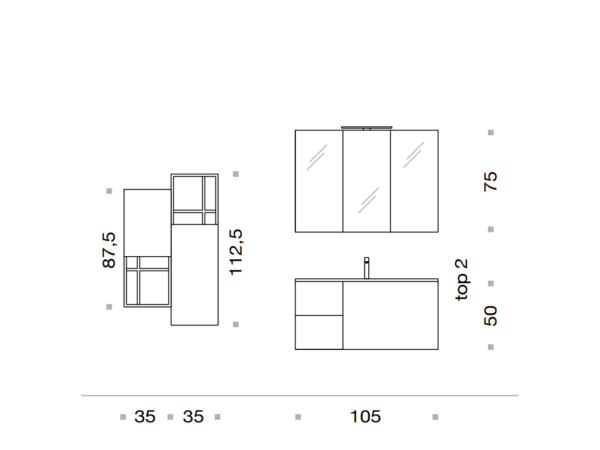 COMPOSIZIONE BAGNO NITE