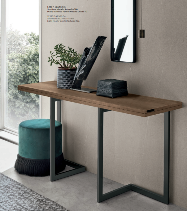 CONSOLLE TRASFORMABILE GIRAVOLTA